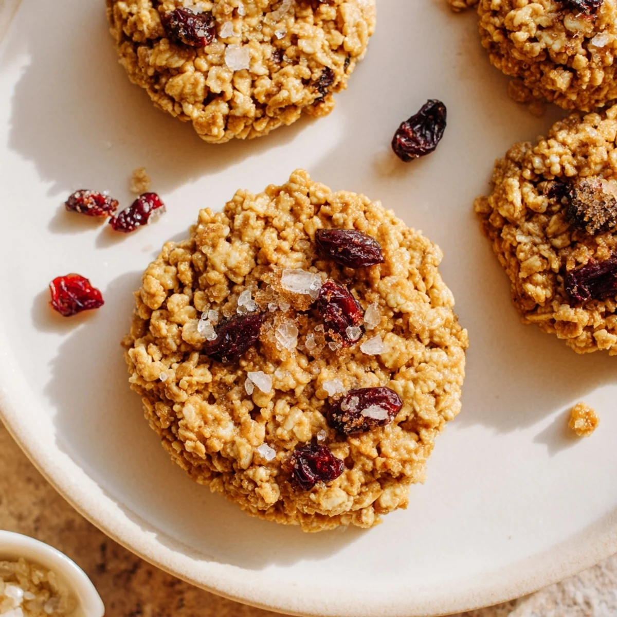 Chewy Oatmeal Raisin Cookies