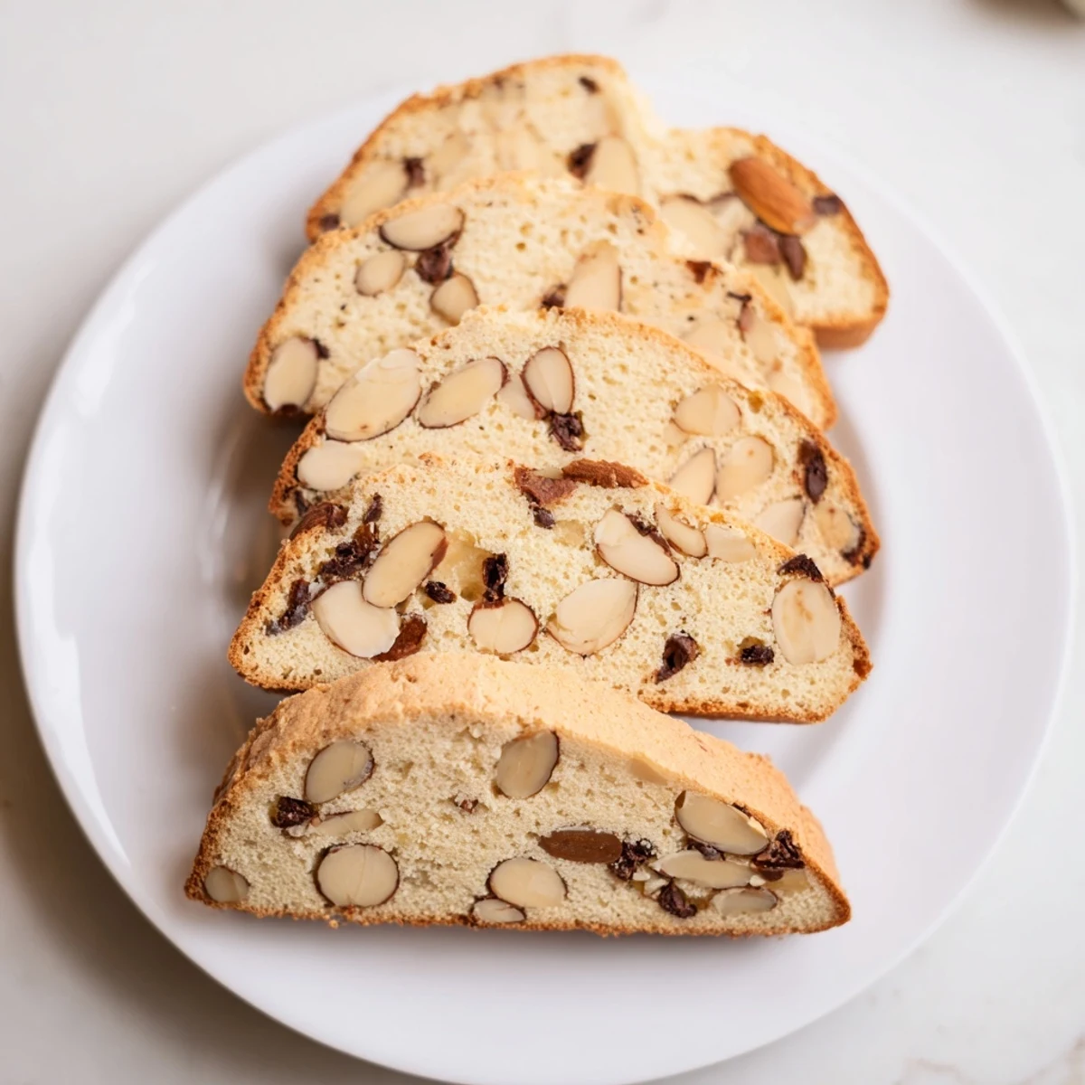 Freshly made soft sweet almond biscotti, perfect for sharing and a delightful Italian treat.