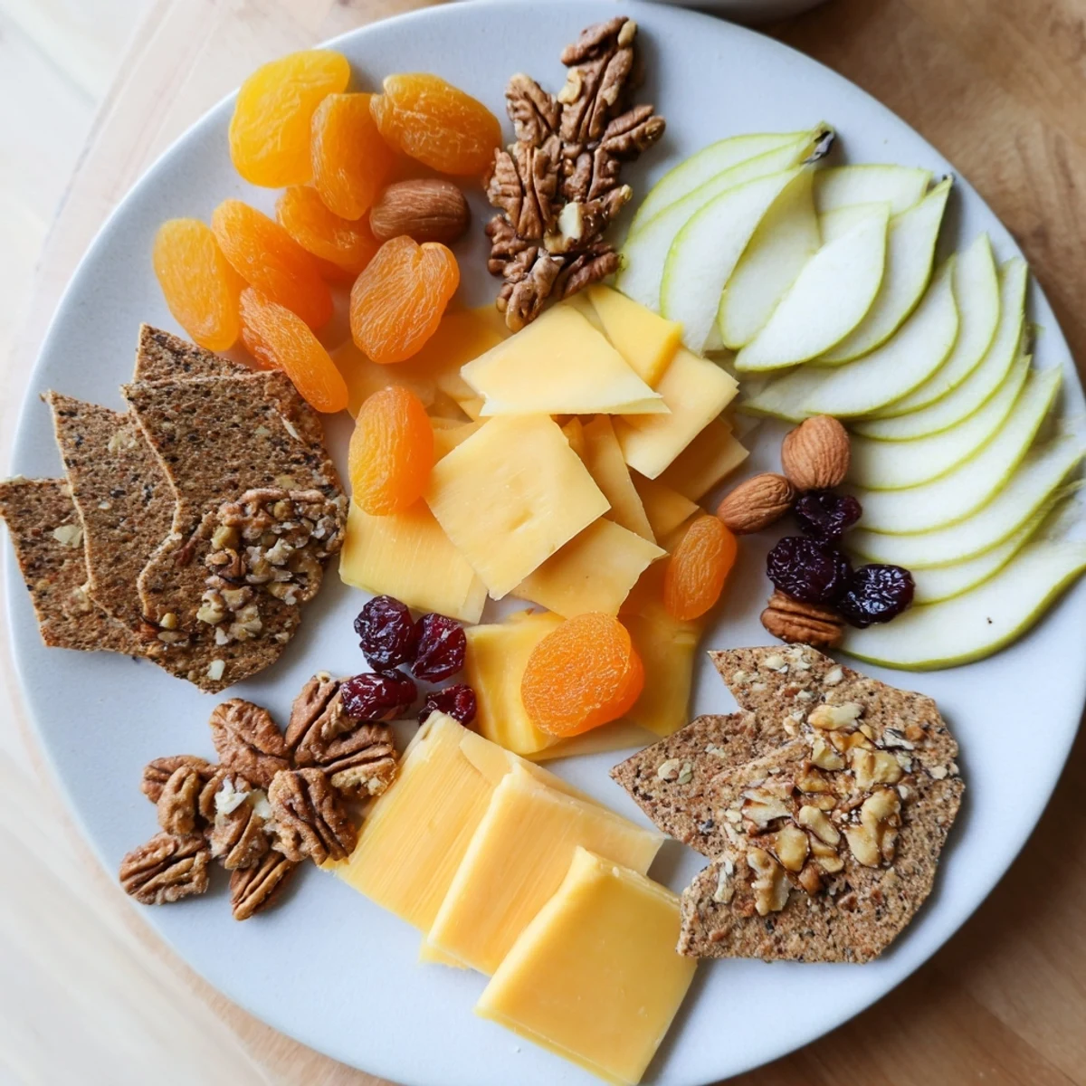 This Thanksgiving Leaf Fall features an assortment of autumn-shaped food items, ideal for holiday snacking.