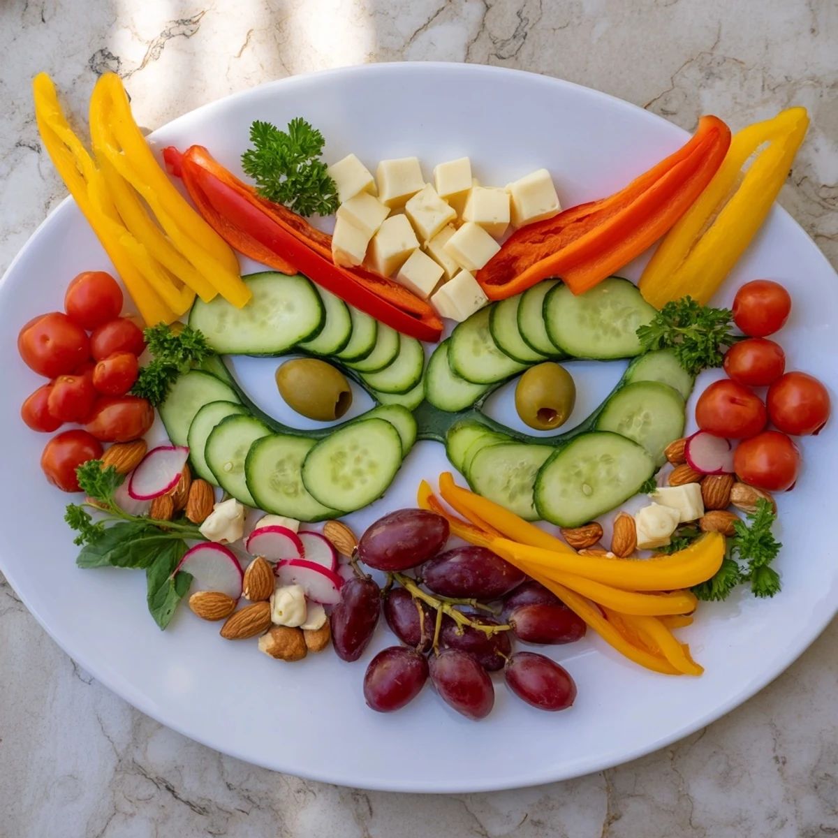 Masquerade Mask Appetizer Platter