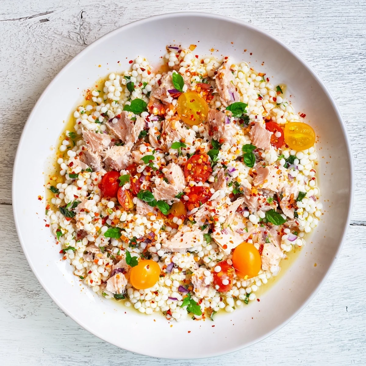 Dense Chickpea Tuna Salad