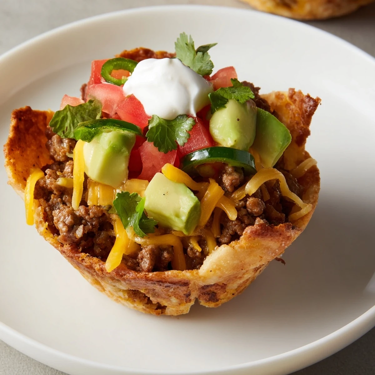 Mini Taco Cups Delight