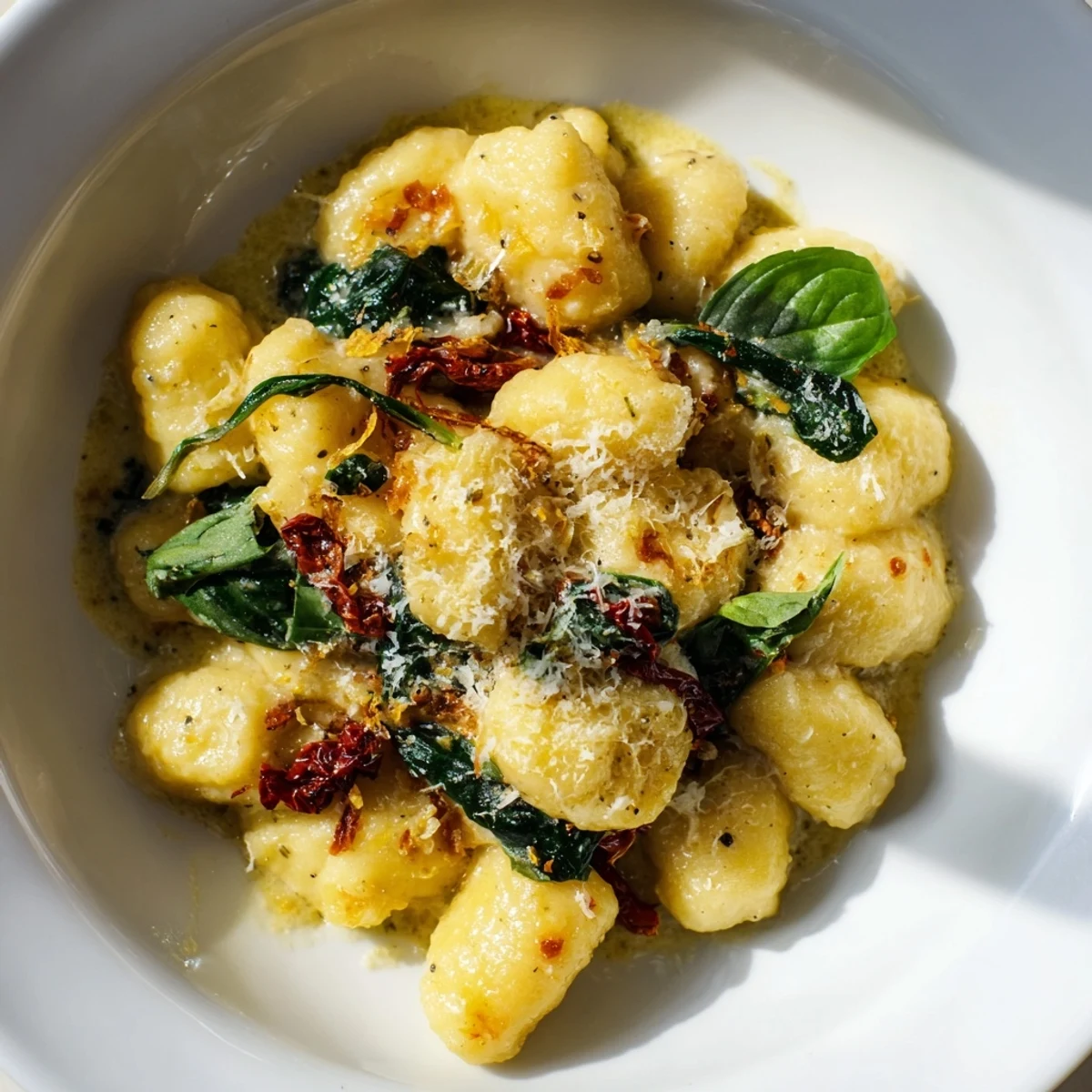 Creamy Tuscan Gnocchi Skillet