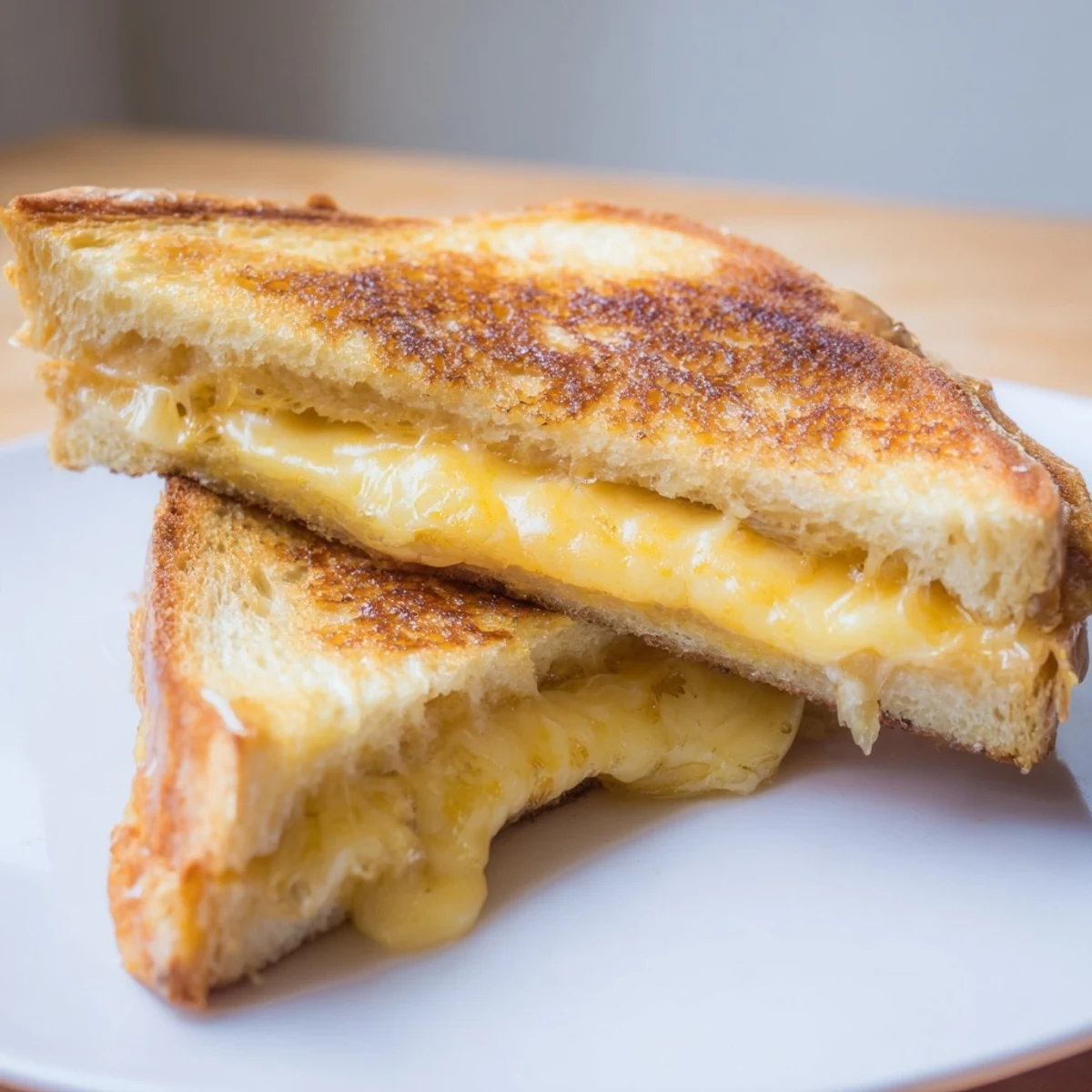 Golden Custard French Toast Grilled Cheese oozes with melted cheese, a brunch masterpiece ready to eat.