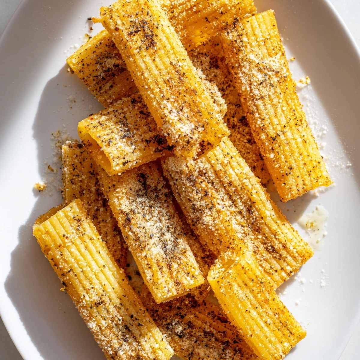 Crispy Golden Pasta Chips