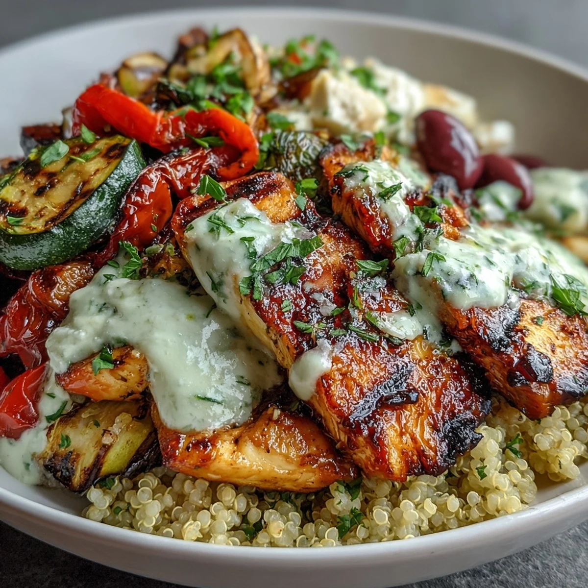 Served in a rustic white bowl with fresh parsley and lemon wedges.