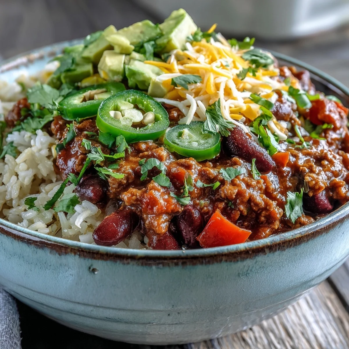 Hearty Chili Bowl Base