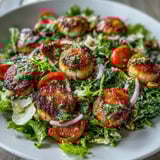 A vibrant pesto vinaigrette adds fresh herb flavor to this elegant gluten-free dinner.