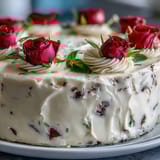 Graduation sheet cake buttercream roses