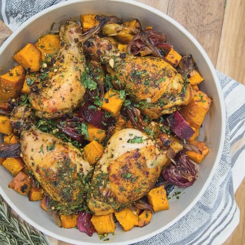 Fragrant Soft Spice Slow-Cooker Chicken and Sweet Potato Tagine, slow-cooked to a soft, delicious texture.