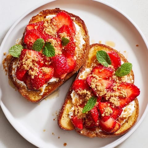 Strawberry Cheesecake Toast