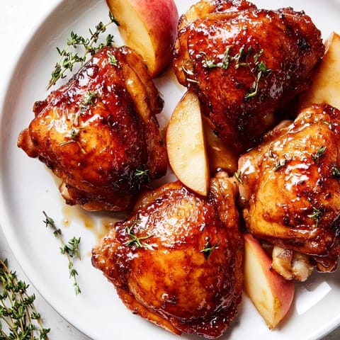 Sticky Maple Apple Chicken