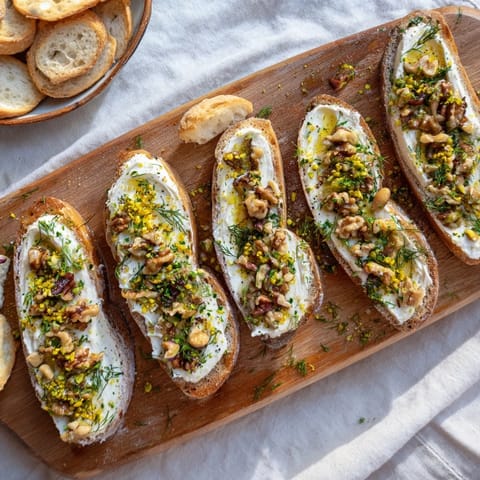 Overhead view of Flavored Butter Board Charcuterie with swirls of creamy butter, pistachios, chives, and a golden honey drizzle ready for dipping.