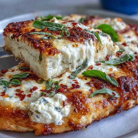 Drizzling warm, spicy honey over Hot Honey Ricotta Pizza adds glossy shine and a sweet-heat kick.