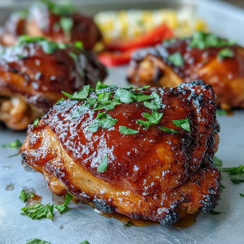 Sheet Pan BBQ Chicken Corn