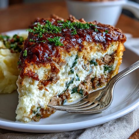 Wholesome and hearty, this turkey shepherd's pie features a light, fluffy cauliflower mash over tender turkey and vegetable filling.  