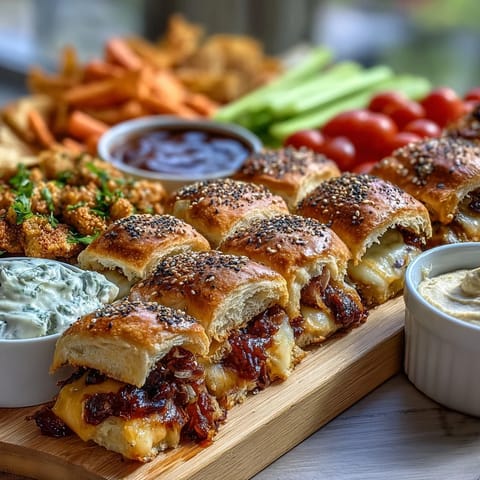 BBQ Baby Shower Snack Board