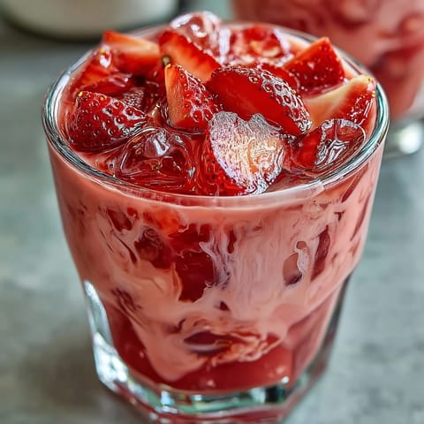 Sweet-tart Pink Starburst Refresher with bright berry flavors, creamy coconut milk, and a refreshing citrus twist.  