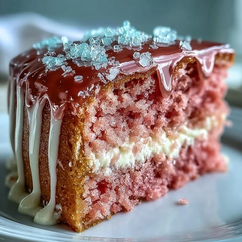 Soft pink Rosé Velvet Cake, perfect for celebrations with vanilla frosting.