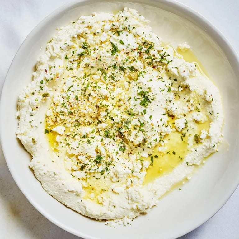 Enjoy the bright flavors of this refreshing Angel Wings Whipped Feta Dip served with crunchy, golden pita.