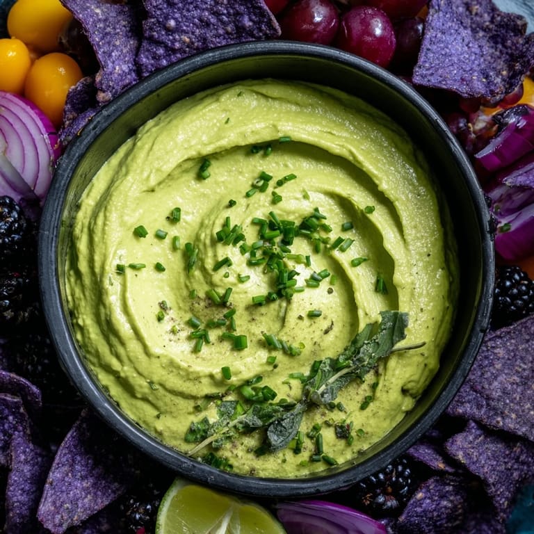 Visually stunning Witch's Brew Cauldron appetizer with vibrant green dip and smoky ingredients to serve.
