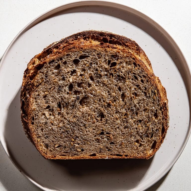 Thick slices of Estonian Leib sourdough, showcasing a hearty crumb, perfect with butter or cheese.