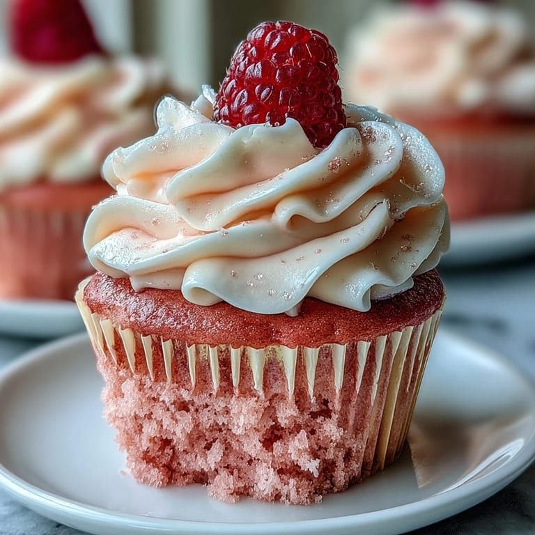 2. Festive pink velvet cupcakes topped with creamy cream cheese frosting, ideal for sharing with friends and spreading love on special occasions.  