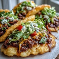 Fluffy cloud bread tacos filled with savory seasoned beef and fresh toppings.